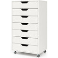 Une touche de caractere, commode avec tiroirs, avec portes dans un ton blanc et vert