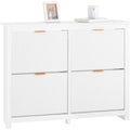 Pour un interieur harmonieux, armoire avec portes, aux lignes contemporaines en finition blanc et dore