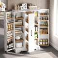 Le charme du rangement avec ce buffet avec tiroirs, avec portes, coloris blanc et naturel