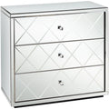 Pour un interieur harmonieux, commode avec tiroirs, aux accents metalliques en finition non determine