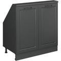 Une touche de caractere, table aux lignes soignees dans un ton anthracite