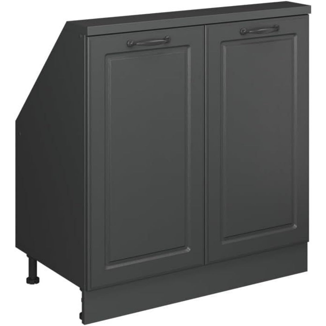 Une touche de caractere, table aux lignes soignees dans un ton anthracite