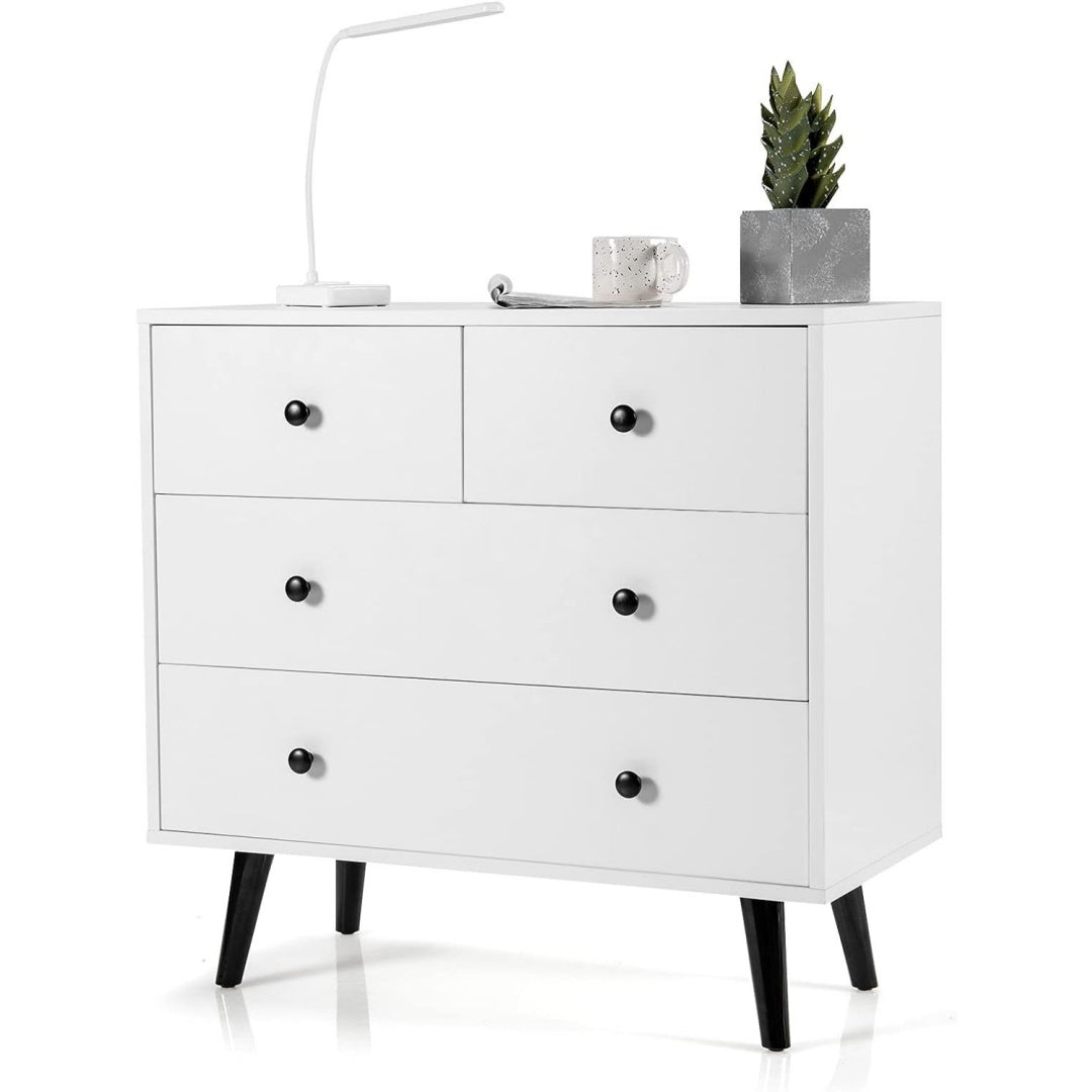 Pour un interieur harmonieux, commode avec tiroirs, avec portes en finition naturel et bois naturel