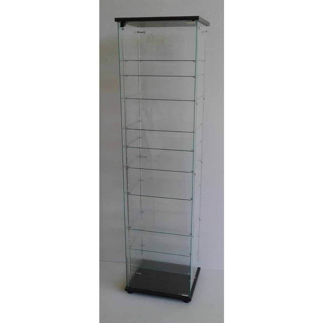Une silhouette equilibree pour ce bibliotheque avec etageres, avec elements vitres, teinte non determine
