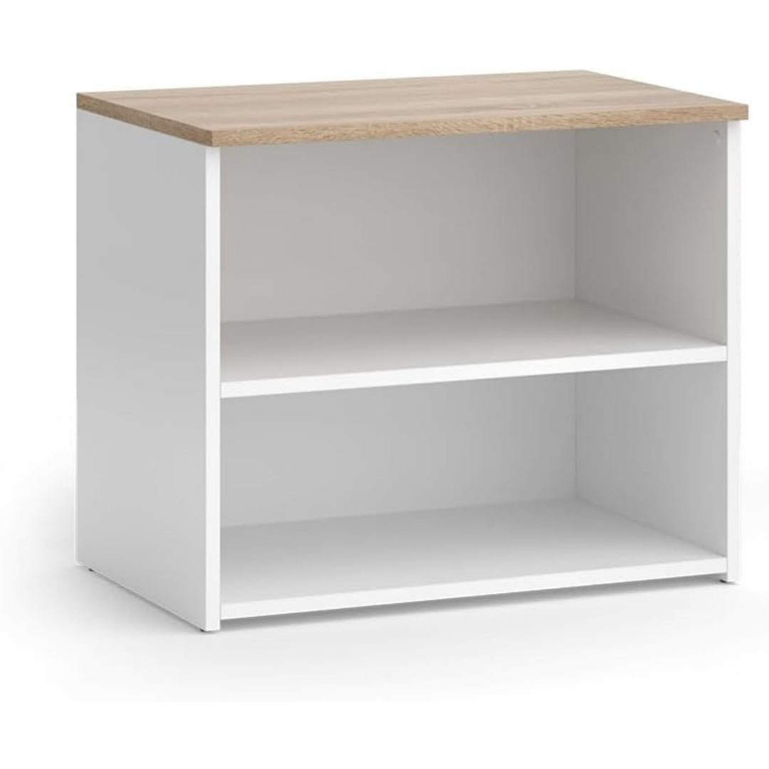 Pour un interieur harmonieux, armoire aux lignes contemporaines en finition blanc