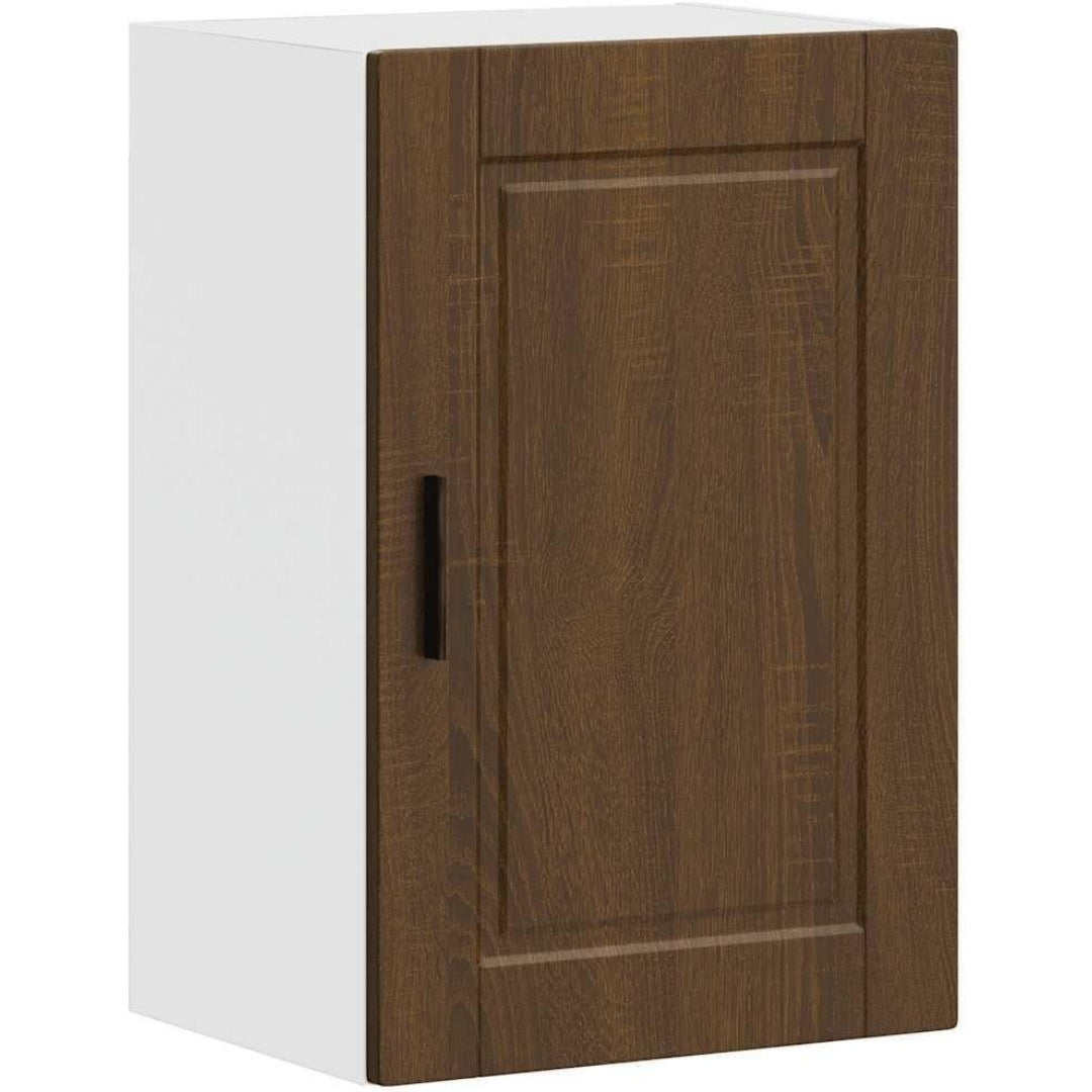 Pour un interieur harmonieux, buffet avec portes, a l'aspect bois en finition chene et marron
