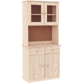 Une touche de caractere, buffet avec tiroirs, avec portes dans un ton naturel et bois naturel
