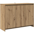 Le charme du rangement avec ce buffet avec portes, a l'aspect bois, coloris chene et bois naturel