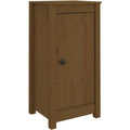 Une touche de caractere, buffet avec portes, a l'aspect bois dans un ton marron et naturel