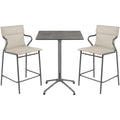 Le charme du rangement avec ce table aux lignes soignees, coloris gris