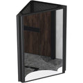 Une silhouette equilibree pour ce armoire aux lignes soignees, teinte non determine