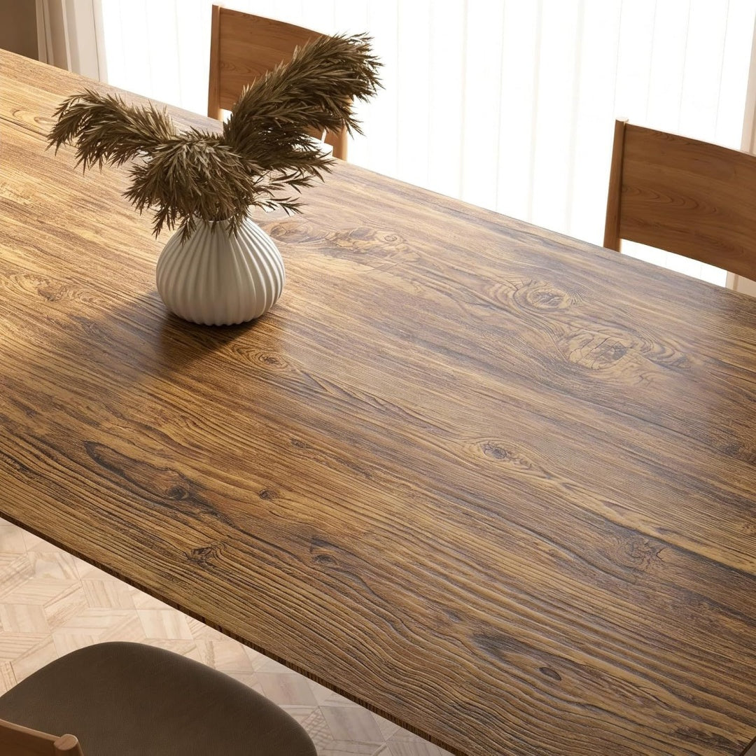 Le charme du rangement avec ce commode avec tiroirs, avec etageres, coloris marron et bois naturel